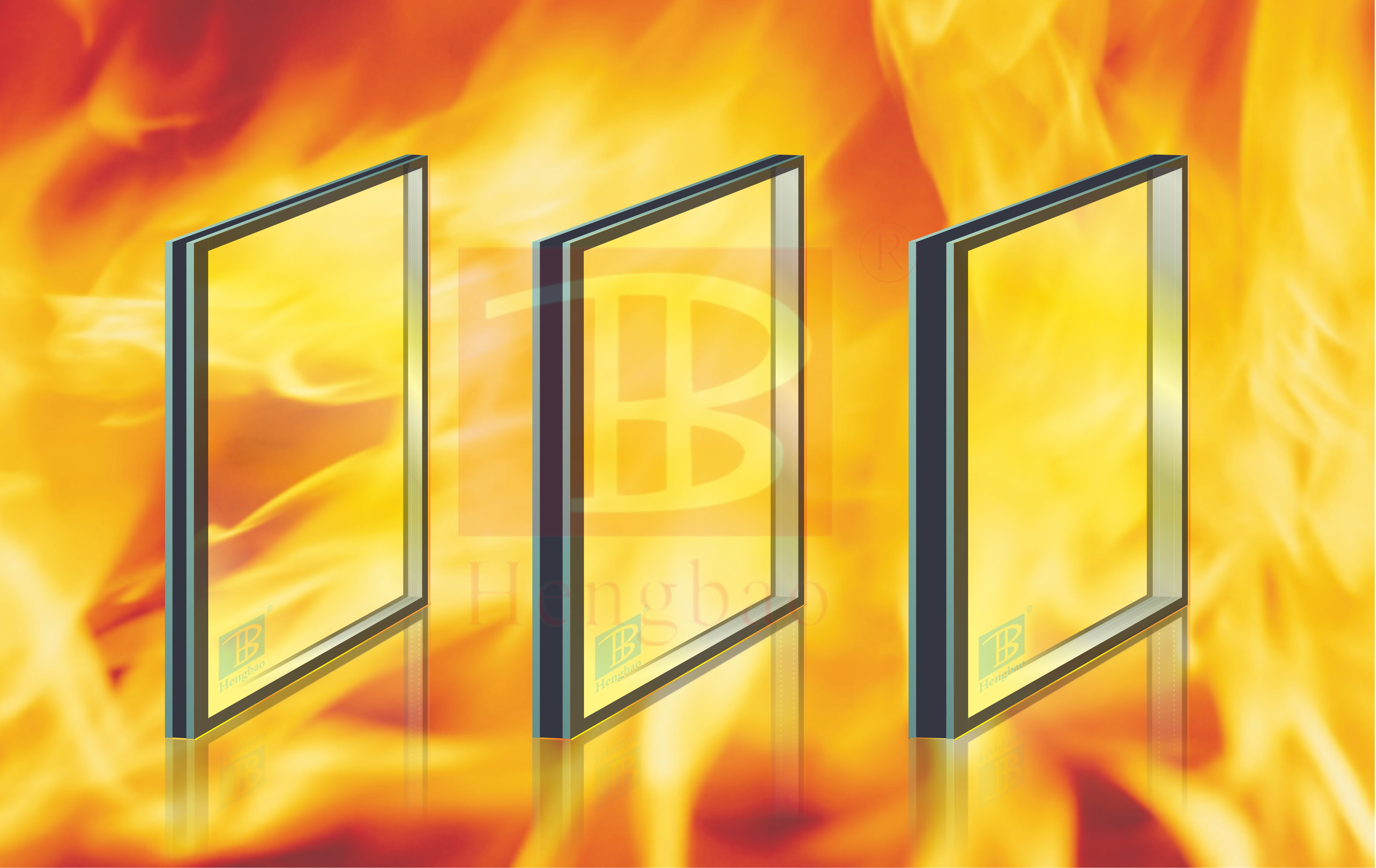 高品質(zhì)非隔熱型防火玻璃